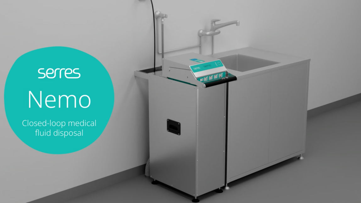 Serres Nemo fluid disposal device animation.