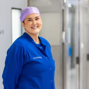 OR nurse Anna-Riikka Laihanen at Coxa Hospital.